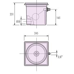 regulator poziomu wody mechaniczny