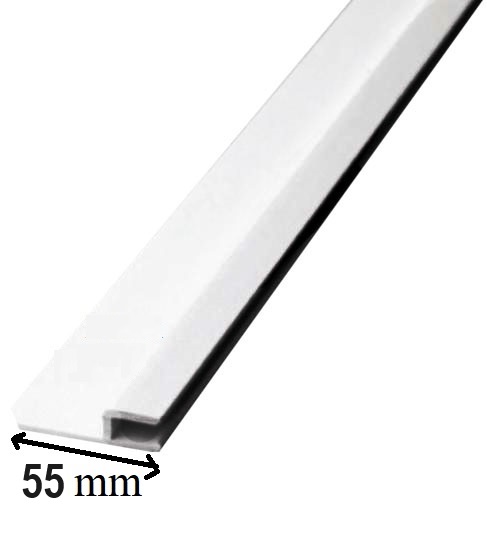 profil poziomy do montażu wkładu foliowego linera 200cm x szer.55mm - obrazek 3